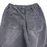 curve detail hammer balloon pants