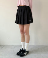 STITCH LOGO PLEATS SKIRT [1color]
