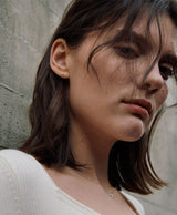 [925 silver] Deux.silver.186 / リュバンピアス (シルバー)