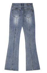 Slit Boots Cut Denim Pants