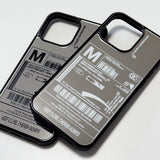 Fresh Love Delivery Label Bumper Mirror Phone Case (WH)
