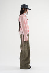 Sherbet striped shirt