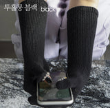 two hole long touch finger gloves 5colors