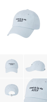 [24SS] BASIC SMALL LOGO BALL CAP SKY BLUE