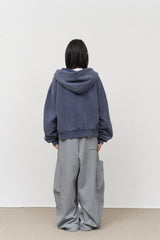 ミッドカーゴワイドスウェットパンツ