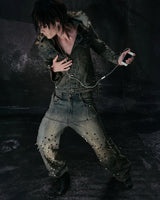 "MORE CHAOS" SPIKED JAPANESE DENIM SET - PANTS