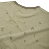 トゥークールオーバーフィットライトカーキリンガーTシャツ