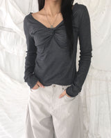 Twisted stripe T