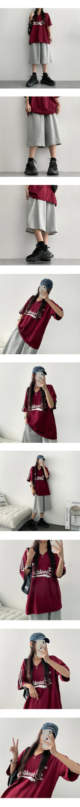 Air to Line V-neck Short Sleeve T-shirt