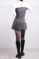 Serine Off Shoulder Shirt Dress