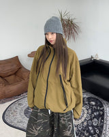 Raven Multi-Zipper Check Jacket