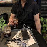 Look オファードホックロールアップマッスルフィットナイロンショートスリーブシャツ