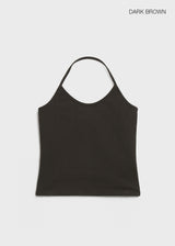 [B-BASIC] テンションコットンストラップホルダーノースリーブトップ (2 SIZE)
