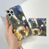 [パープルスンライトコイゴールドフィッシュハードケース]