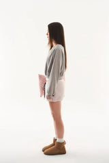 Mix logo sweatshirt - gray