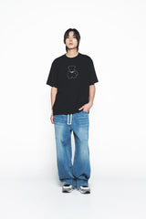 25SS デストロイデニムバドパンツ ブルー