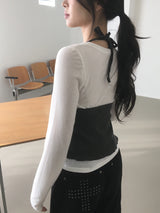 Fig halter sleeveless