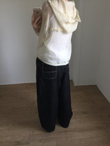 Frill Hoodie Dot Jumper (3color)