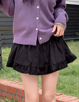 Pretty Lace Mini Skirt Pants (2color)