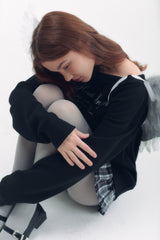 Candy Pleats Skirt (Black)