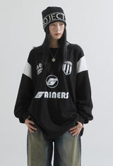 Big over varsity t-shirt