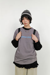  YWD LOGO T-SHIRTS_CHARCOAL