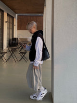 Half Hooded Sweat Vest 2C