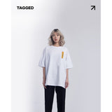 TAGGED - Fundamental Oversized White T-Shirt