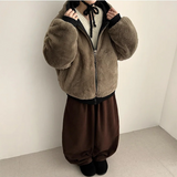 ディエル ポケット タブ フリース ストリング ワイドパンツ