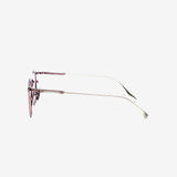 Knouun Round titanium glasses CODE. 104. B Brown N Gold