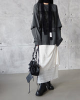 Layered printed oversized fit T-shirt