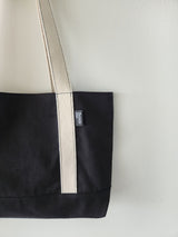  webbing simple line bag - black [M]