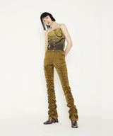 FLARE GATHER PANTS