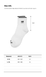 レインボーエンブロイダリーアンクルソックス【レッド】