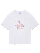 フィッシングピープルグラフィックルーズフィットTシャツ [WHITE]