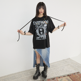 スパゲティロックTシャツ ブラック