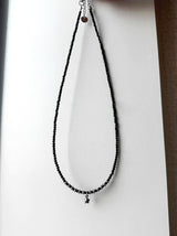 Black Star Beads Pendant Necklace