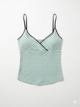 Lollipop Mint Sleeveless Top (built-in bra)