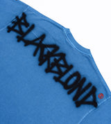 カオスワッペンピグメントロングTシャツ(オーシャンブルー)