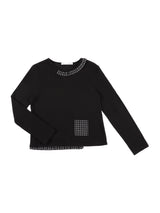 FRILL POCKET T (BLACK)