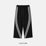 Bant Diagonal Track Wide Sweatpants 3C