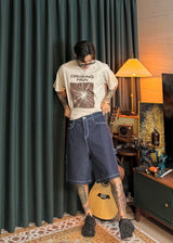 Bermuda Carpenter Semi-Banded Denim 2COLOR