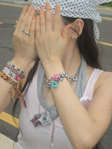 gleaming star charm bracelet [4colors]