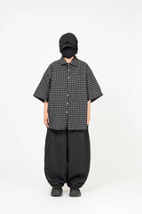 Mori チェック半袖シャツ