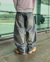 ノヴァカーブドパネルデニムパンツ