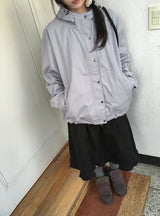 Brikin Cotton Midi Frill Skirt