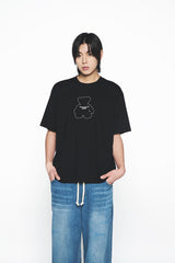 25SS ベアドールラインアーカイブショートスリーブTシャツ ブラック