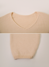 2WAY Off Shoulder Deep V-neck Knit (8color)