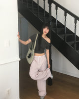 ボヘムスタッド ワンショルダー ピグメント ショートスリーブ Tシャツ