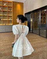 【MADE】Puff mini dress